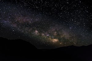 A Starry Night Under the Desert Sky in Great Basin NP