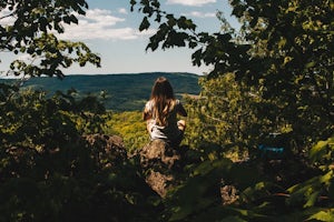 Hike to Singhampton Caves in Ontario