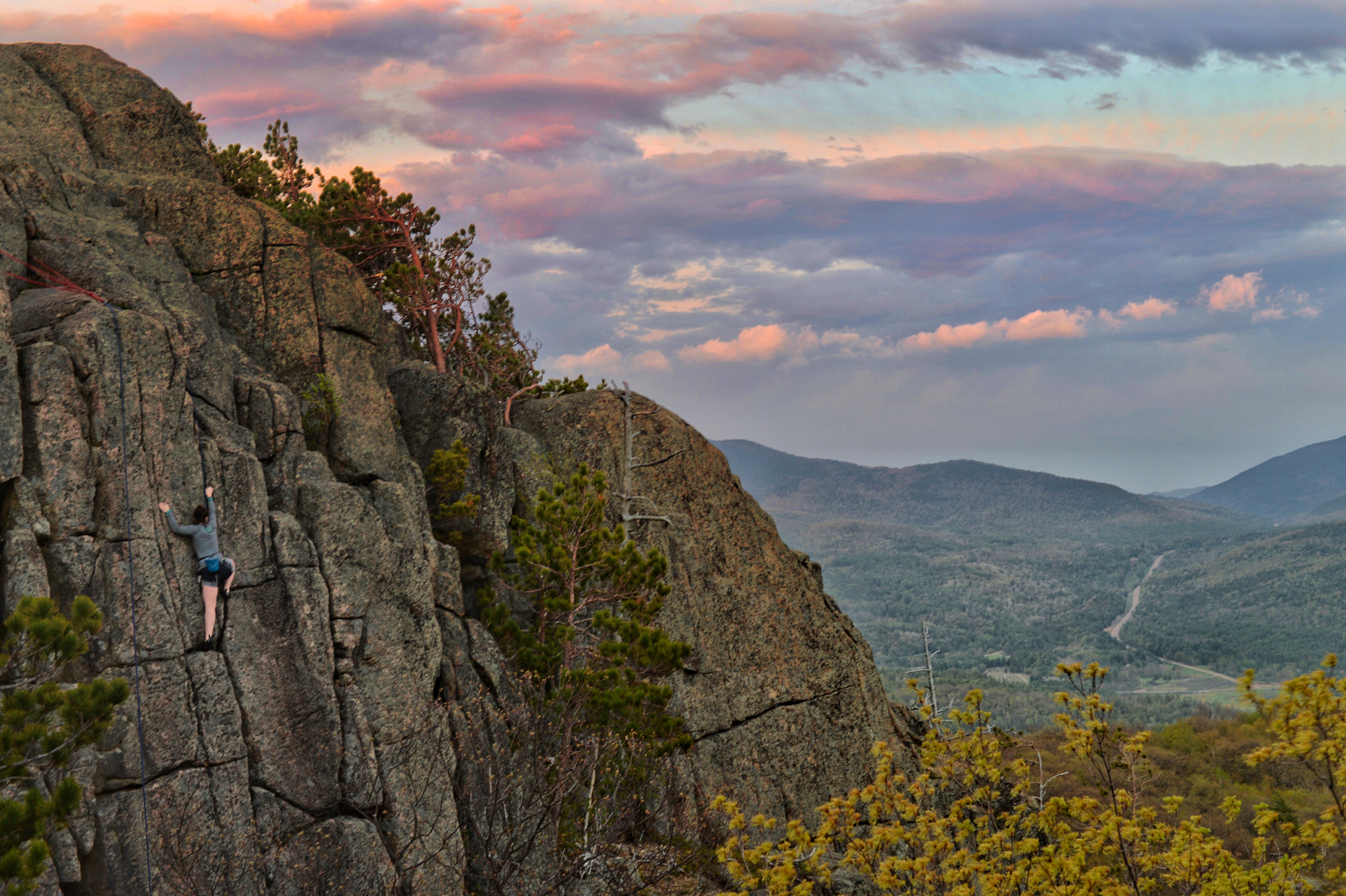Rock Climb Owl's Head Mountain, Keene, New York