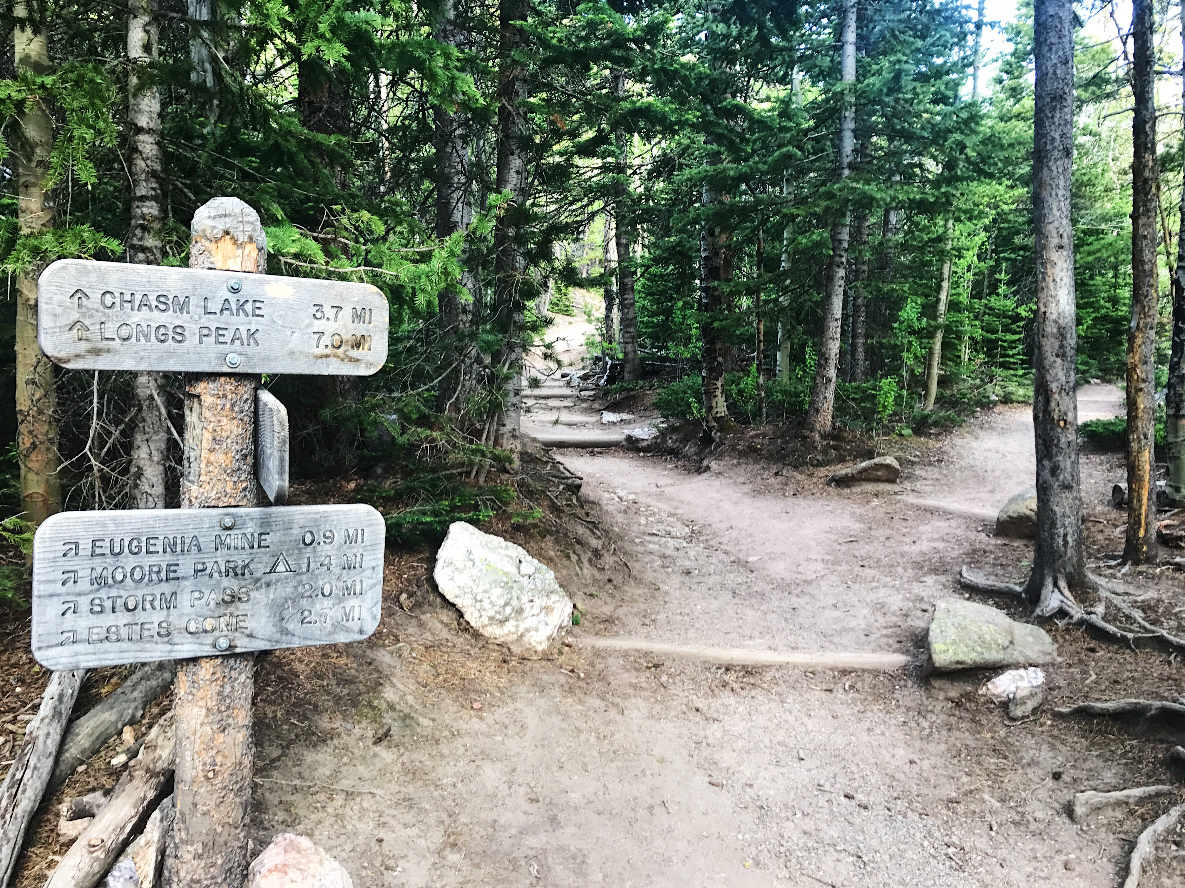 Chasm Lake via Longs Peak Trailhead