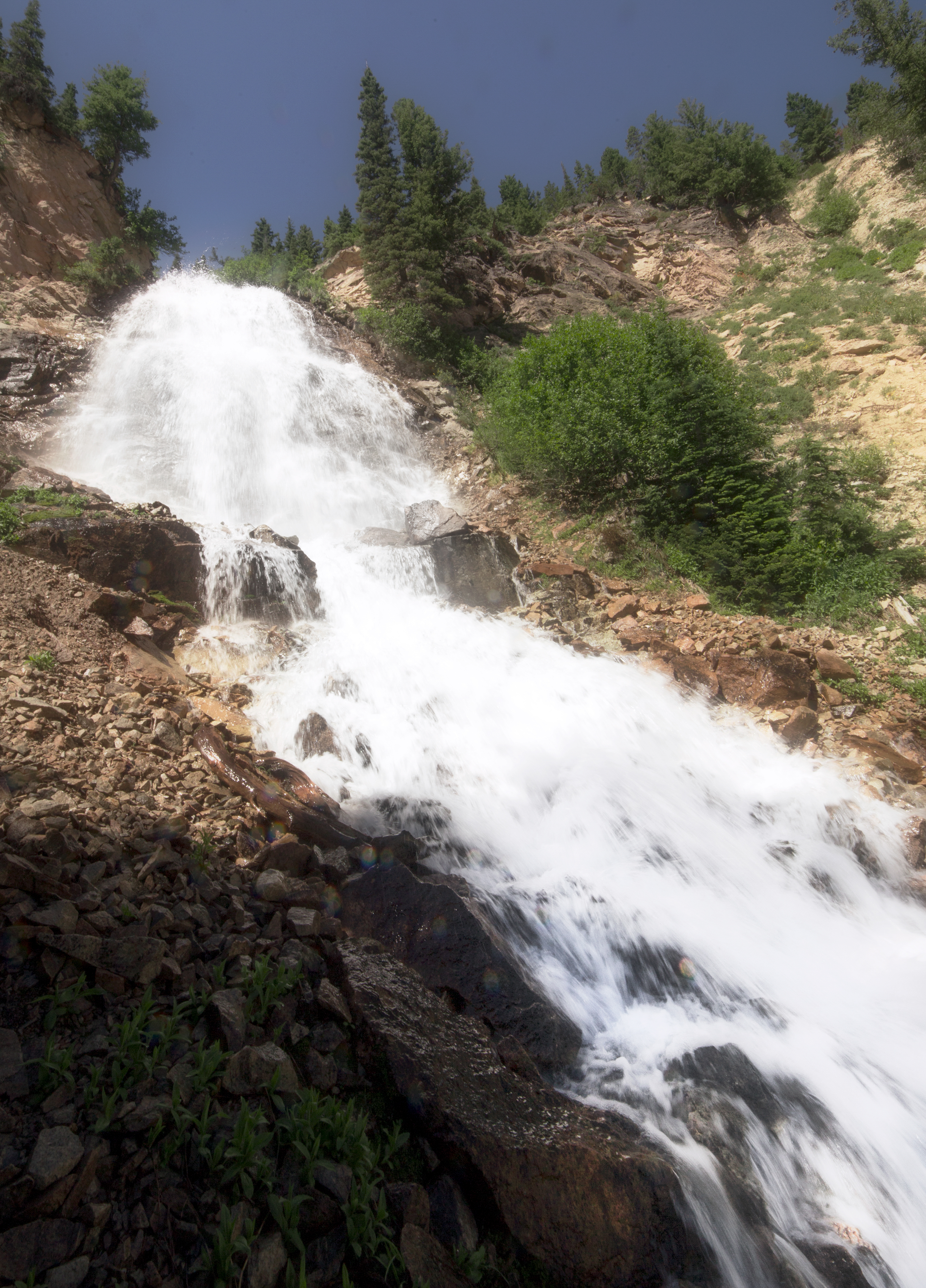 Hike from Stanley Lake to Bridal Veil Falls