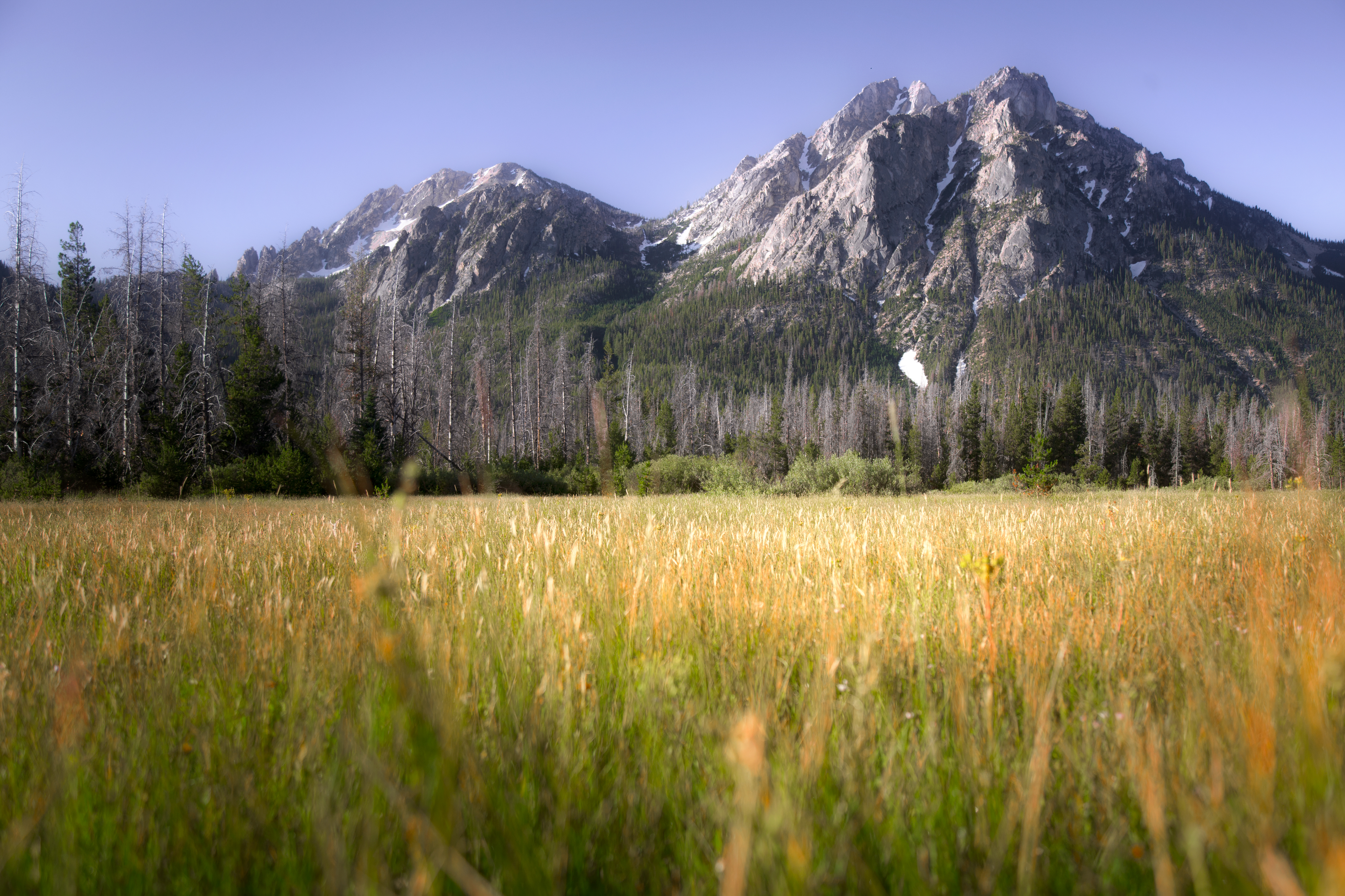 Hike from Stanley Lake to Bridal Veil Falls