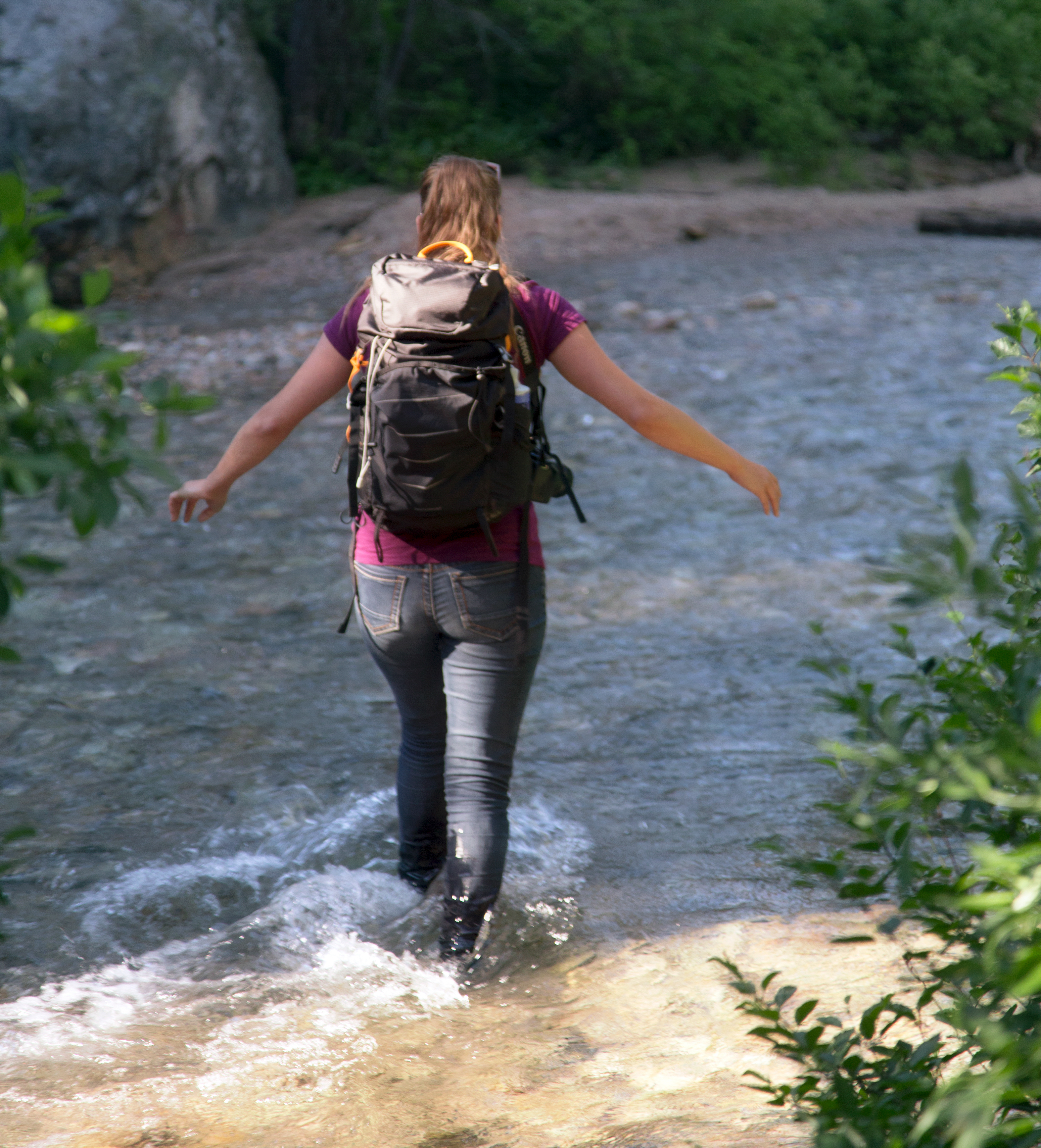 Hike from Stanley Lake to Bridal Veil Falls