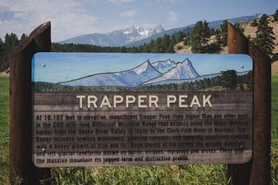 Backpack and Summit Trapper Peak