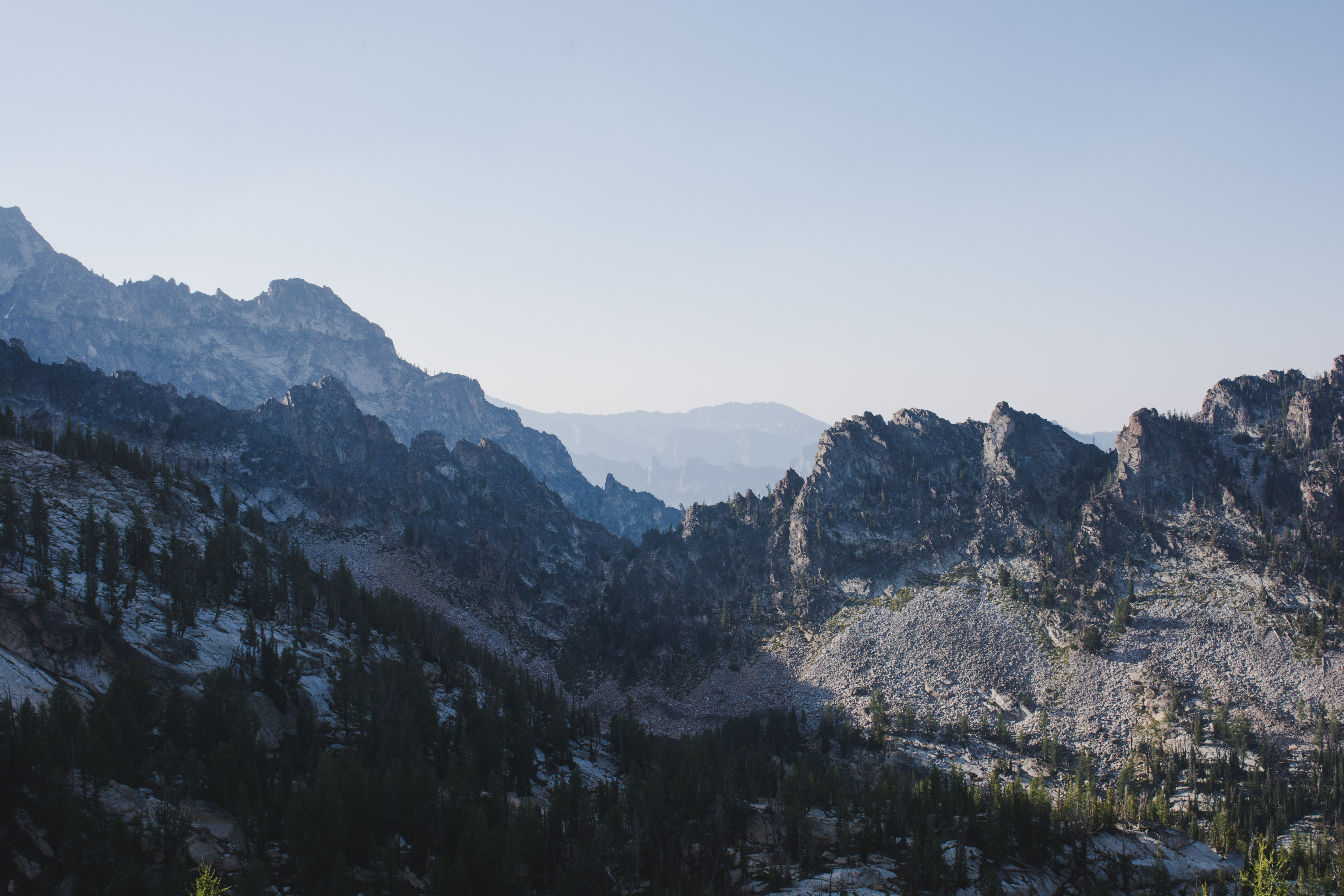 Backpack and Summit Trapper Peak, Darby, Montana