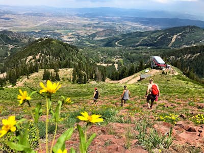 Hike Fantasy Ridge to Desolation Peak from Canyons Village