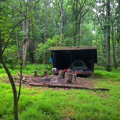 Camp at the Adirondack Shelters in Catoctin Mountain Park