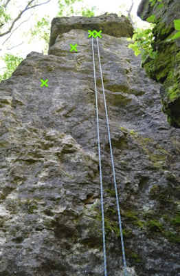 Rock Climb the Right Arete at Amusement Wall (Mad River Gorge)