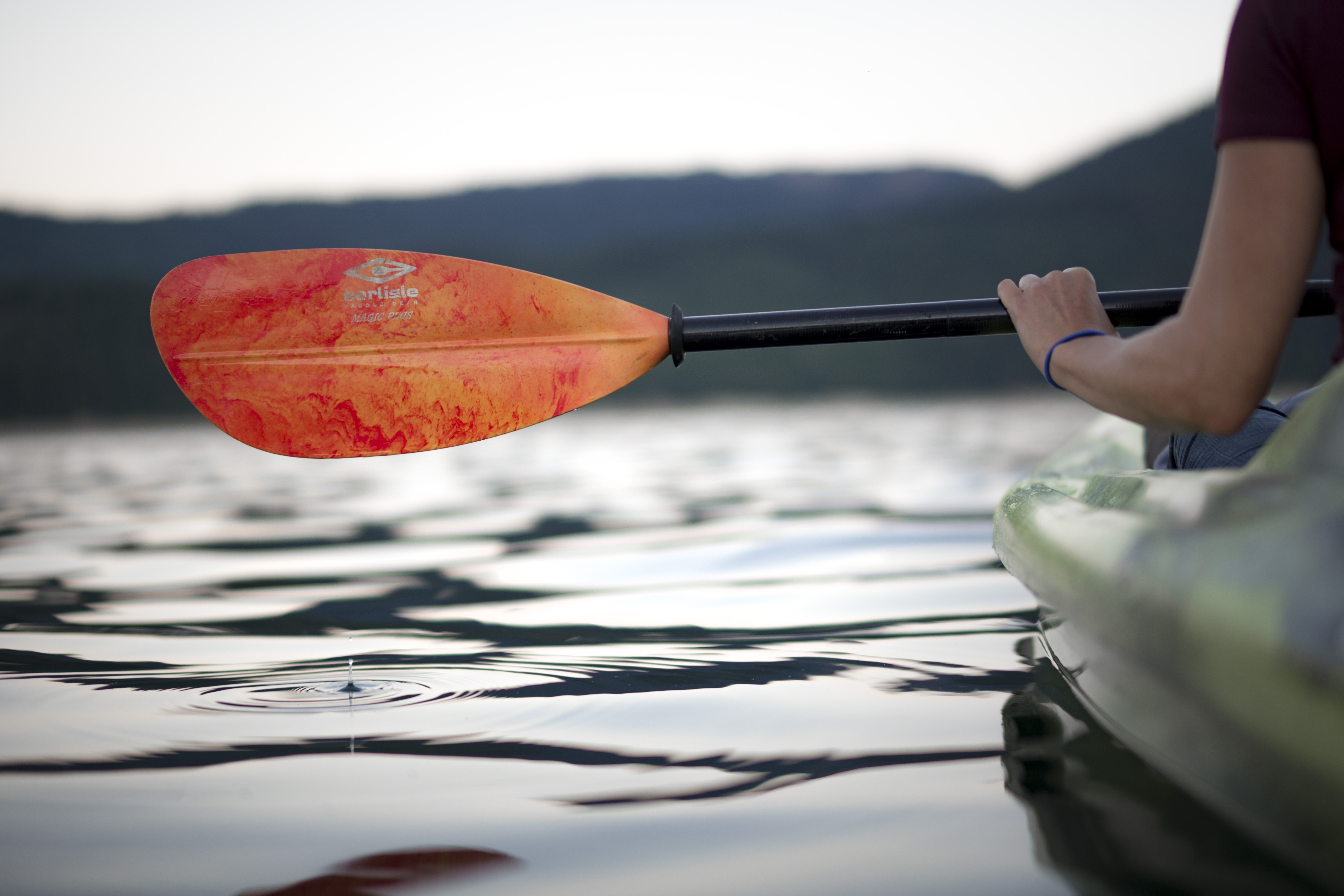 Kayak at Cle Elum Lake, Ronald, Washington