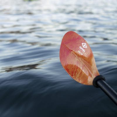 Kayak at Cle Elum Lake