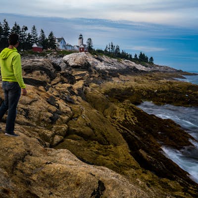 Photograph the Pemaquid Lighthouse