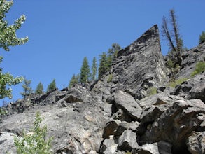 Climbing at Thinking Spot