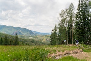 Downhill Mountain Bike the Verde and Viking Trails at Aspen Snowmass