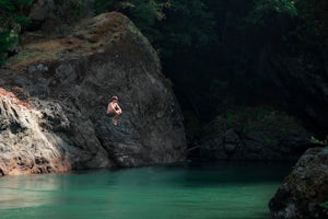 Cliff Jump & Swim on the Elwha River