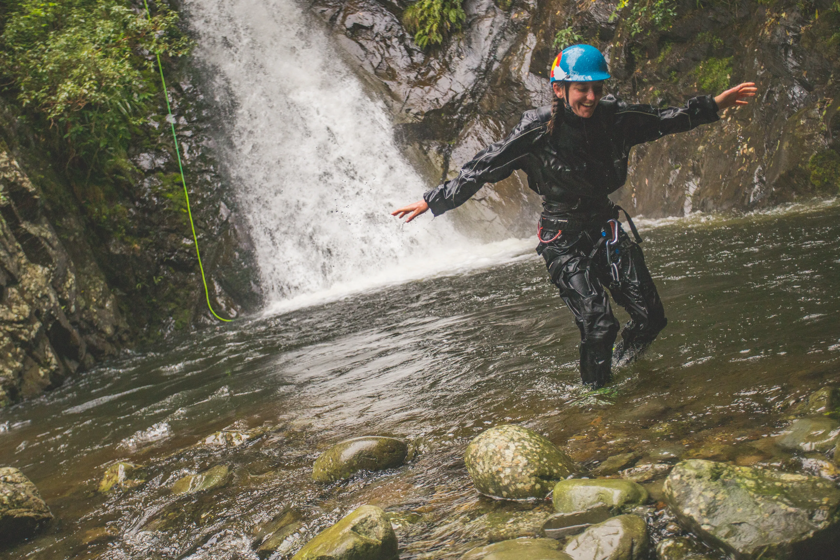 Rappel the Kaumira Canyon