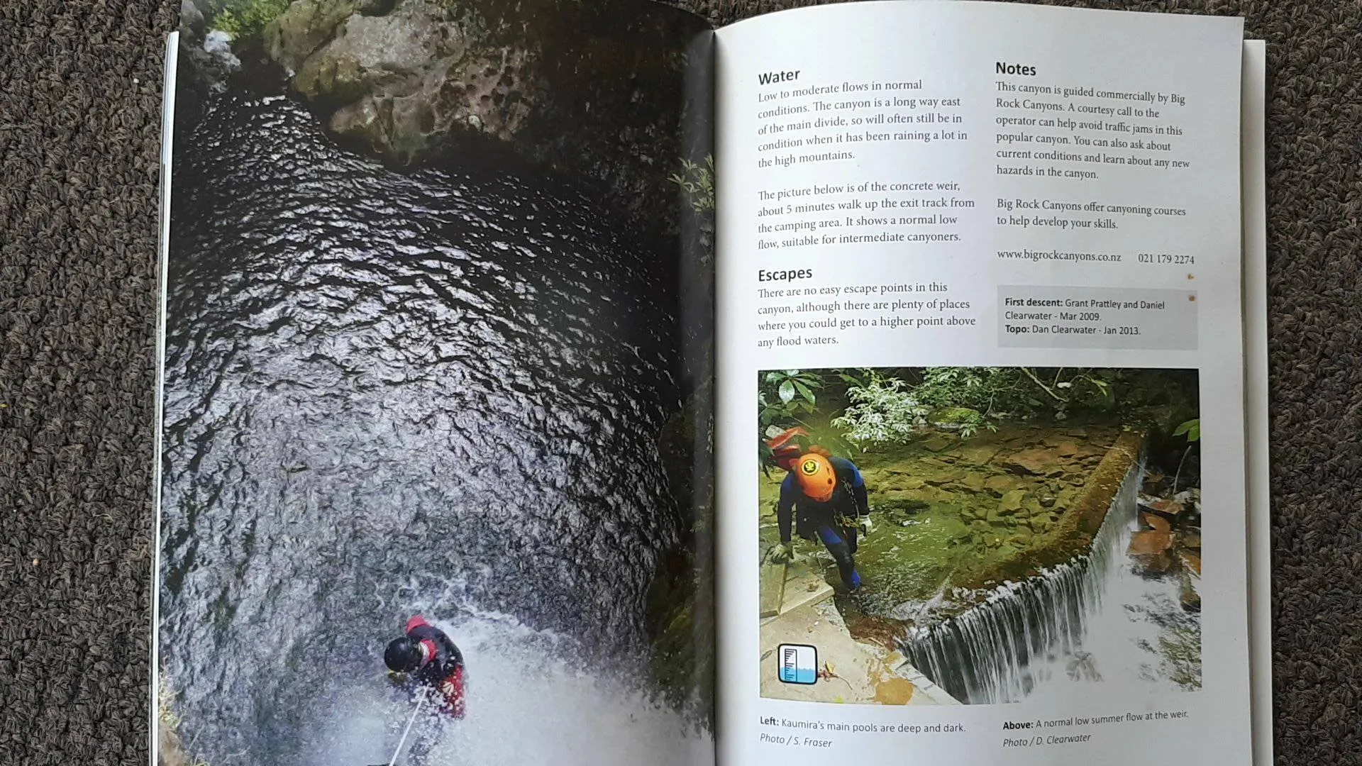 Rappel the Kaumira Canyon