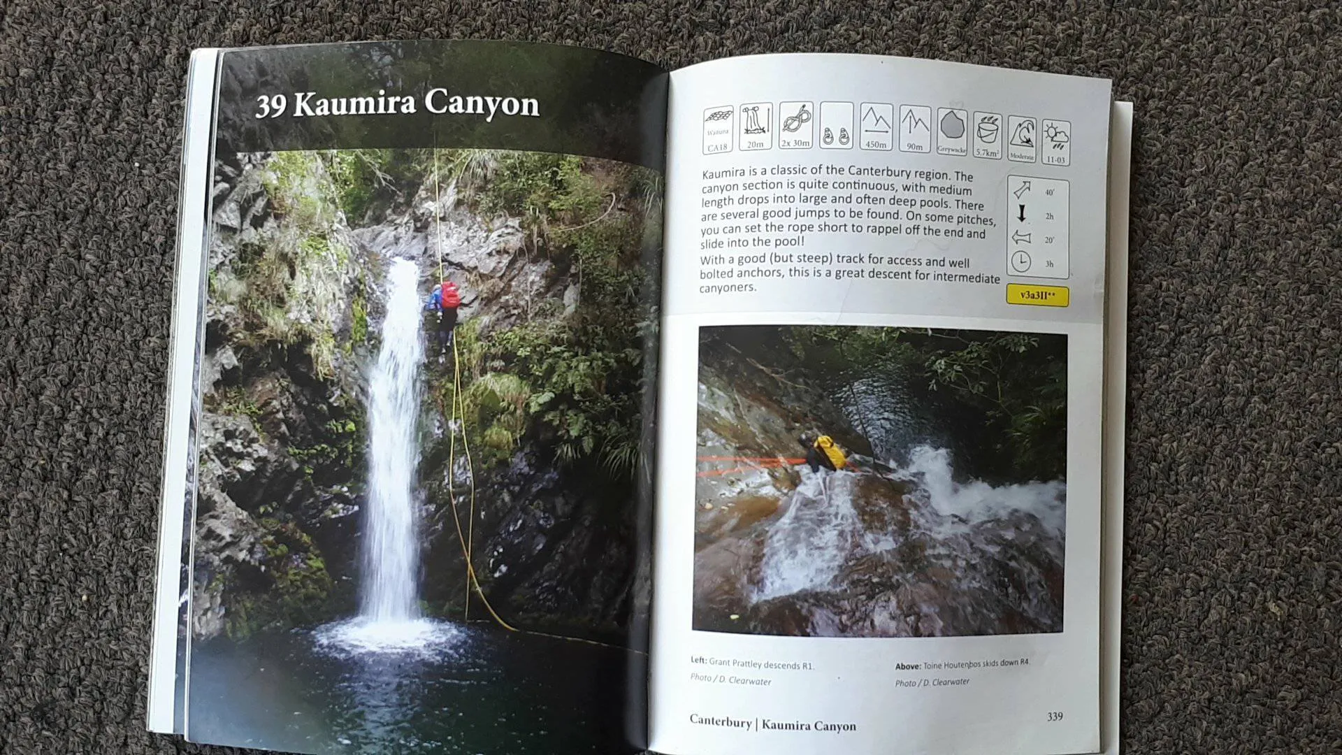 Rappel the Kaumira Canyon
