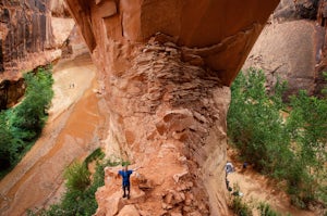 Day Hike Crack-in-the-Wall to Jacob Hamblin Arch in Coyote Gulch
