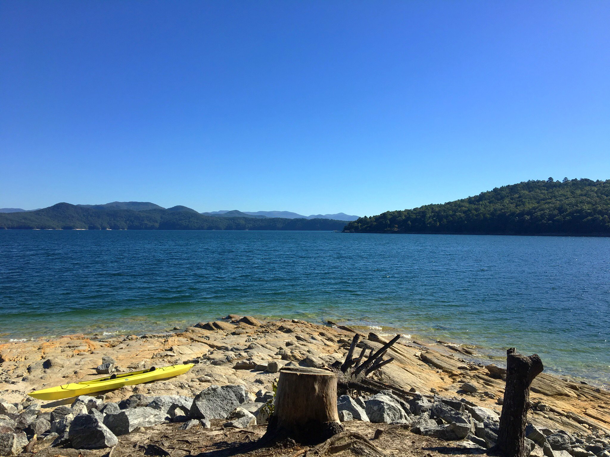 Camp on Lake Jocassee