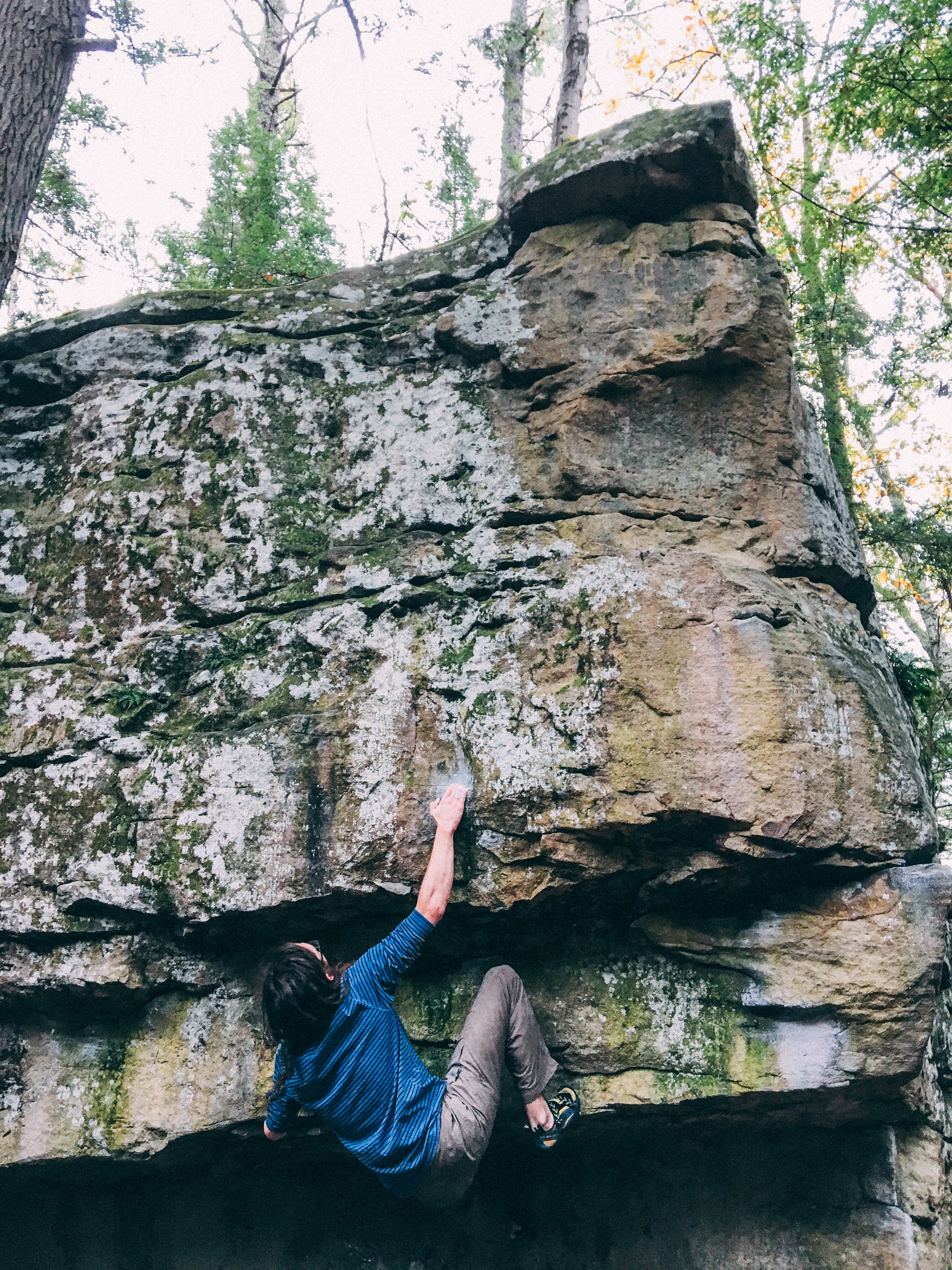 Bouldering at Lilly Boulders 