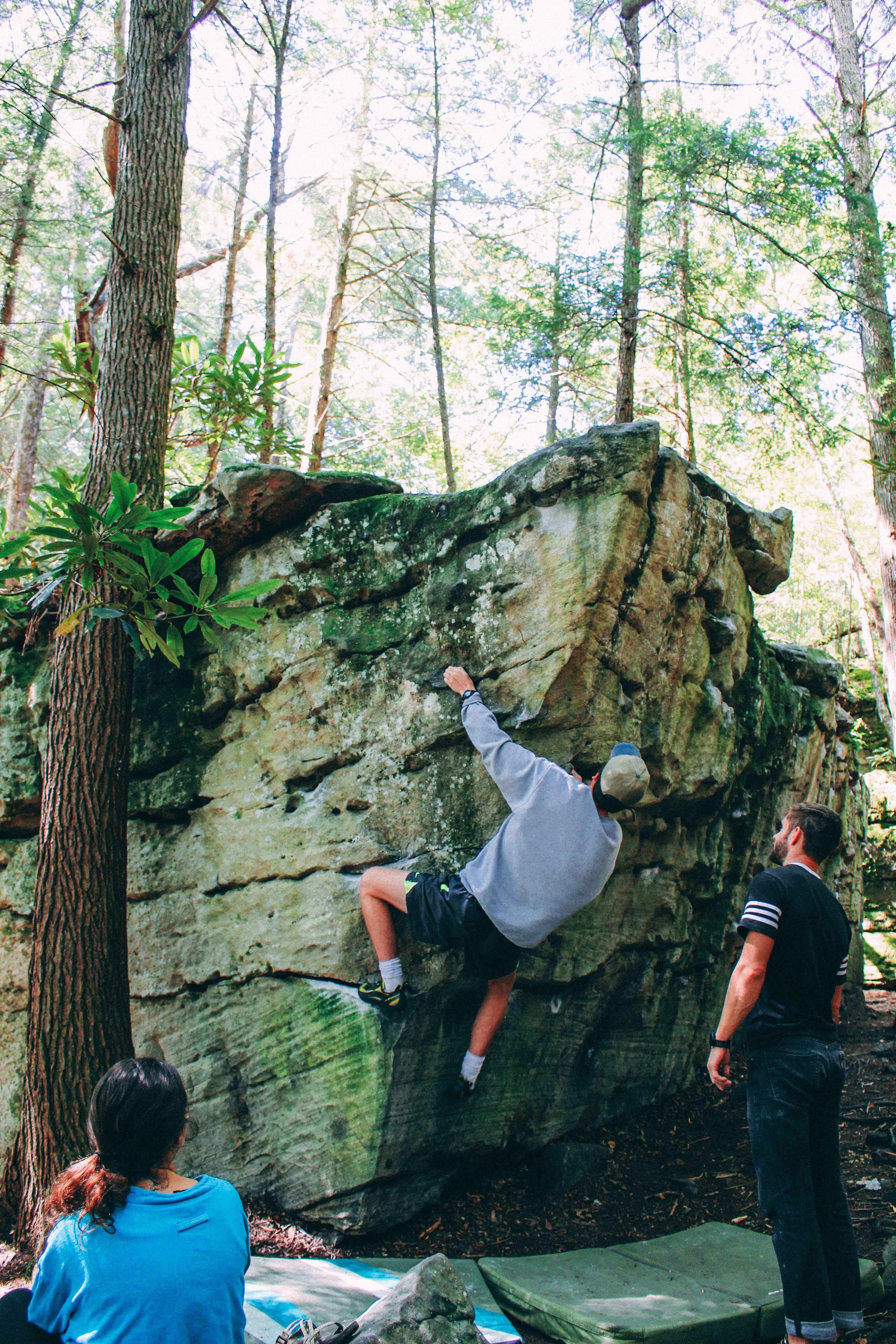 Bouldering at Lilly Boulders 