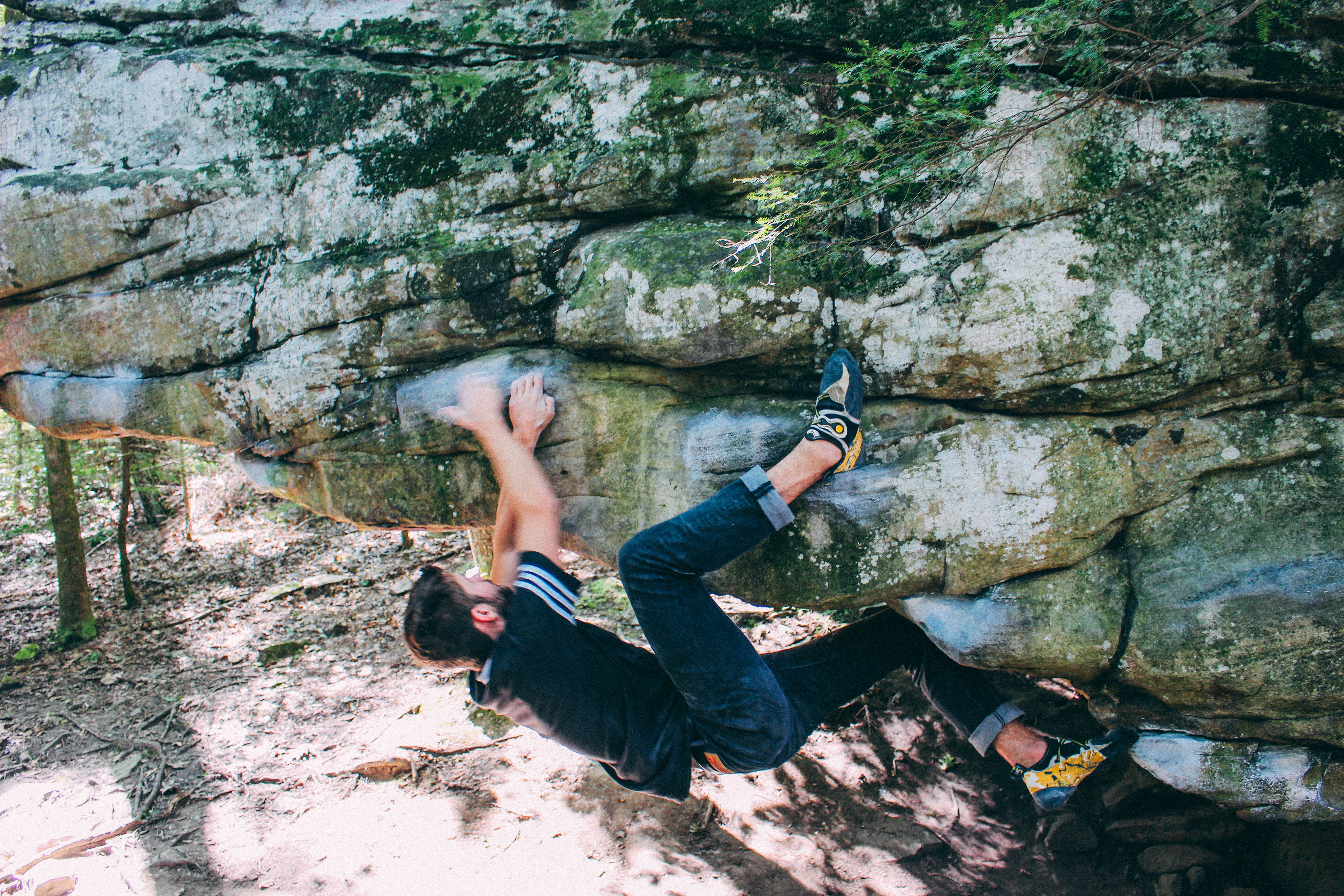 Bouldering at Lilly Boulders 