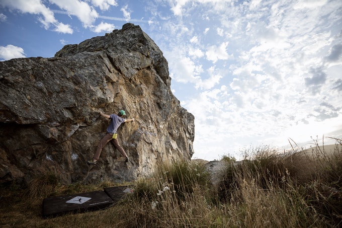 Bouldering at Sunset Boulders