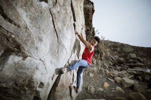 Bouldering at Fort Ross