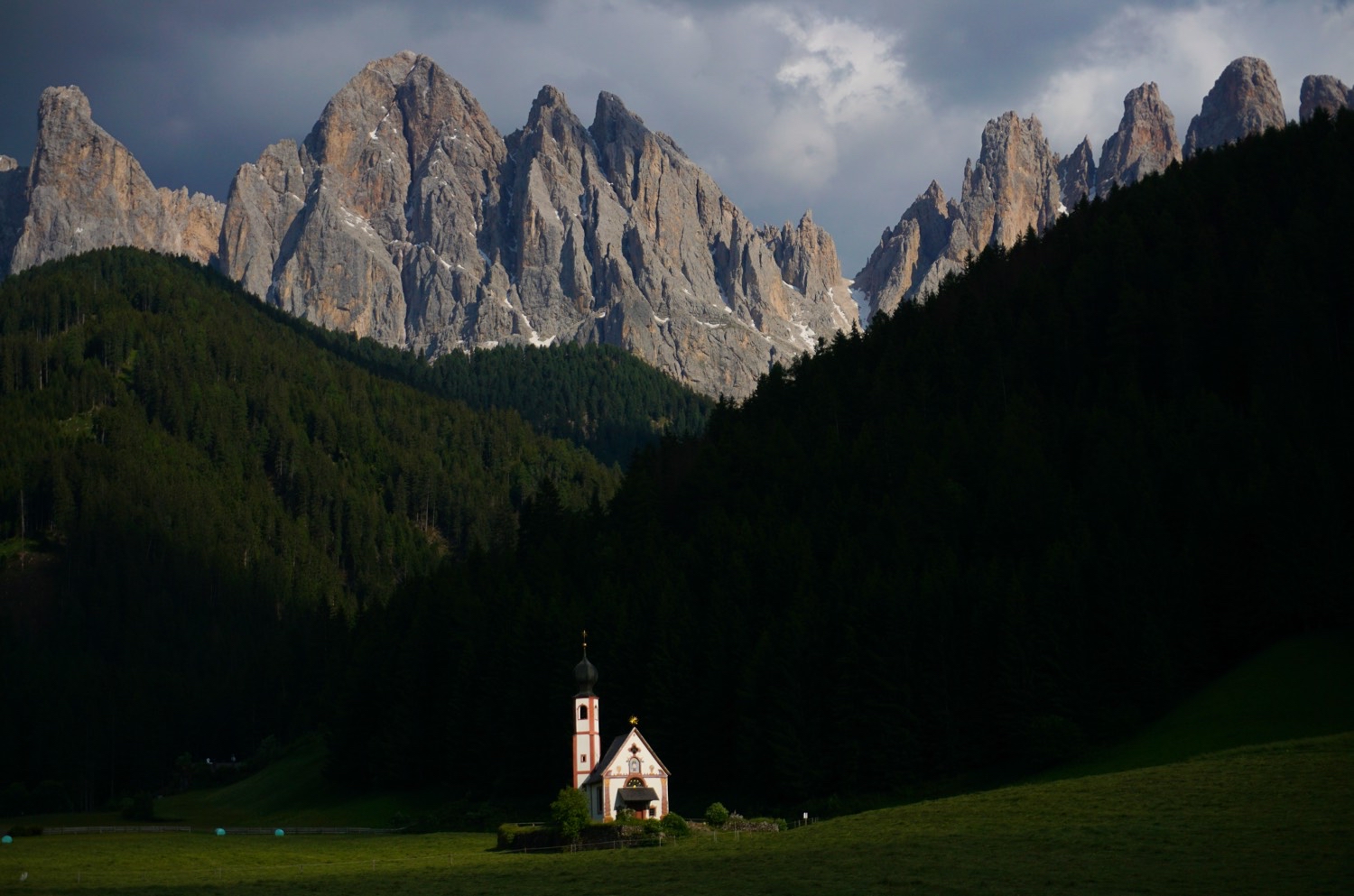 Santa Maddalena Church in the Dolomites