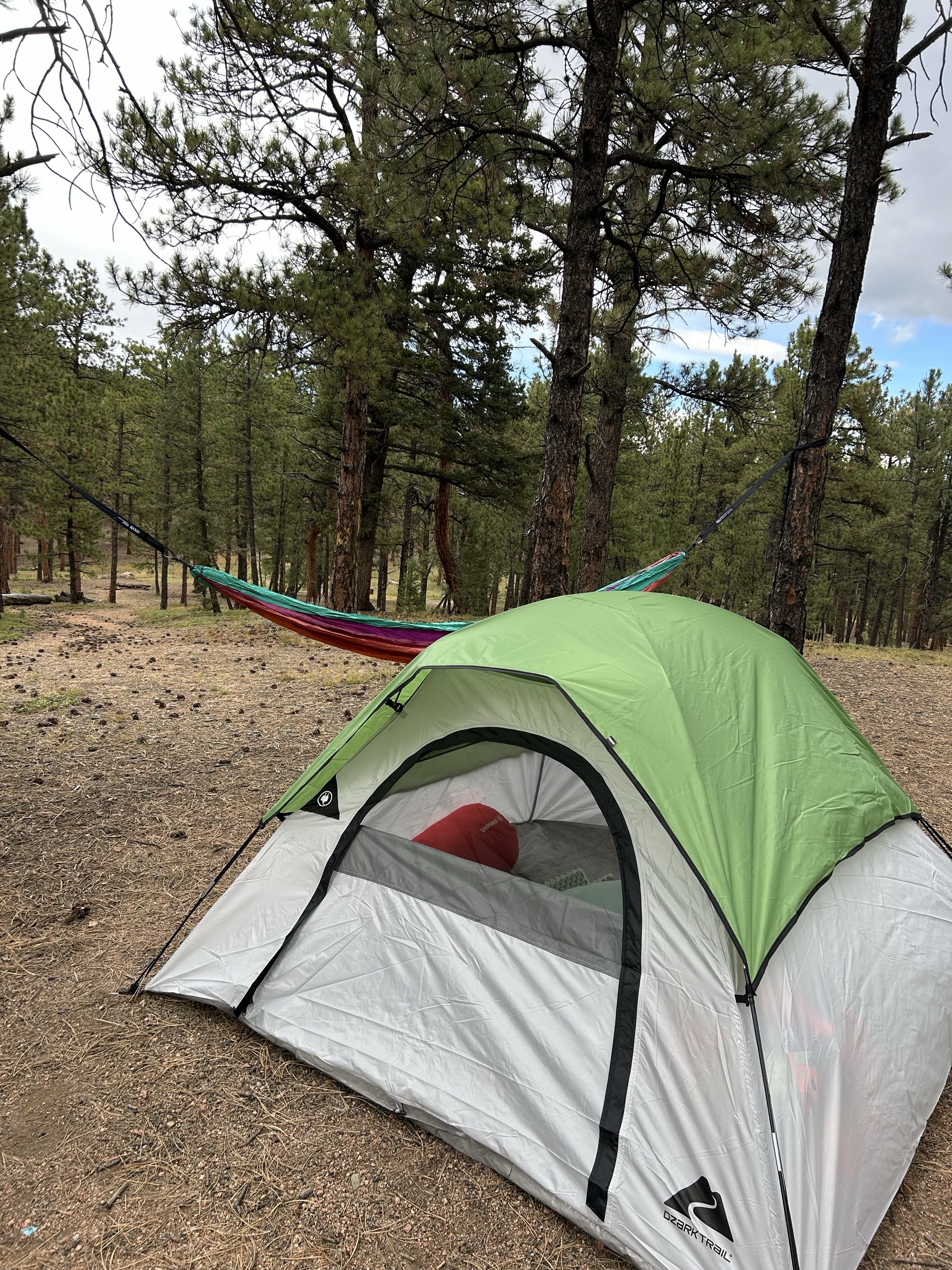 Dispersed Camp at the Buffalo Creek Area in Pike National Forest