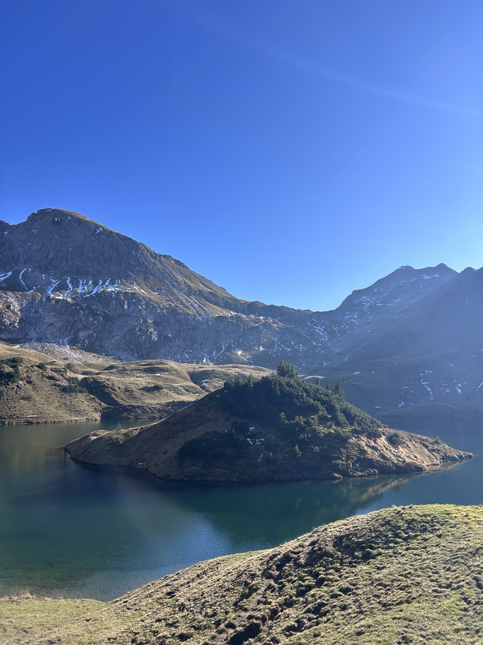 Hike up to Lake Schrecksee