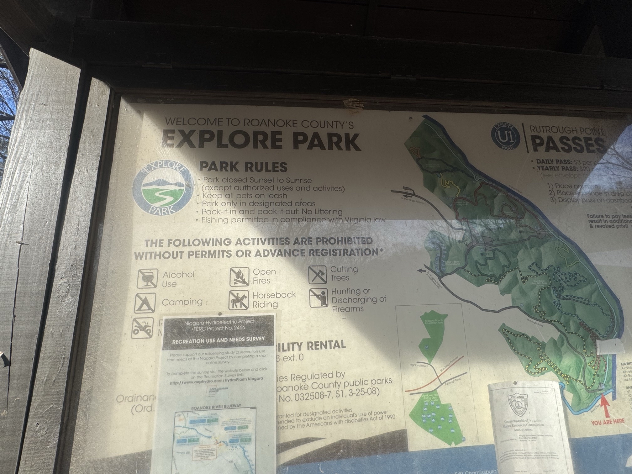 Hike along the River Walk Trail in Roanoke's Explore Park