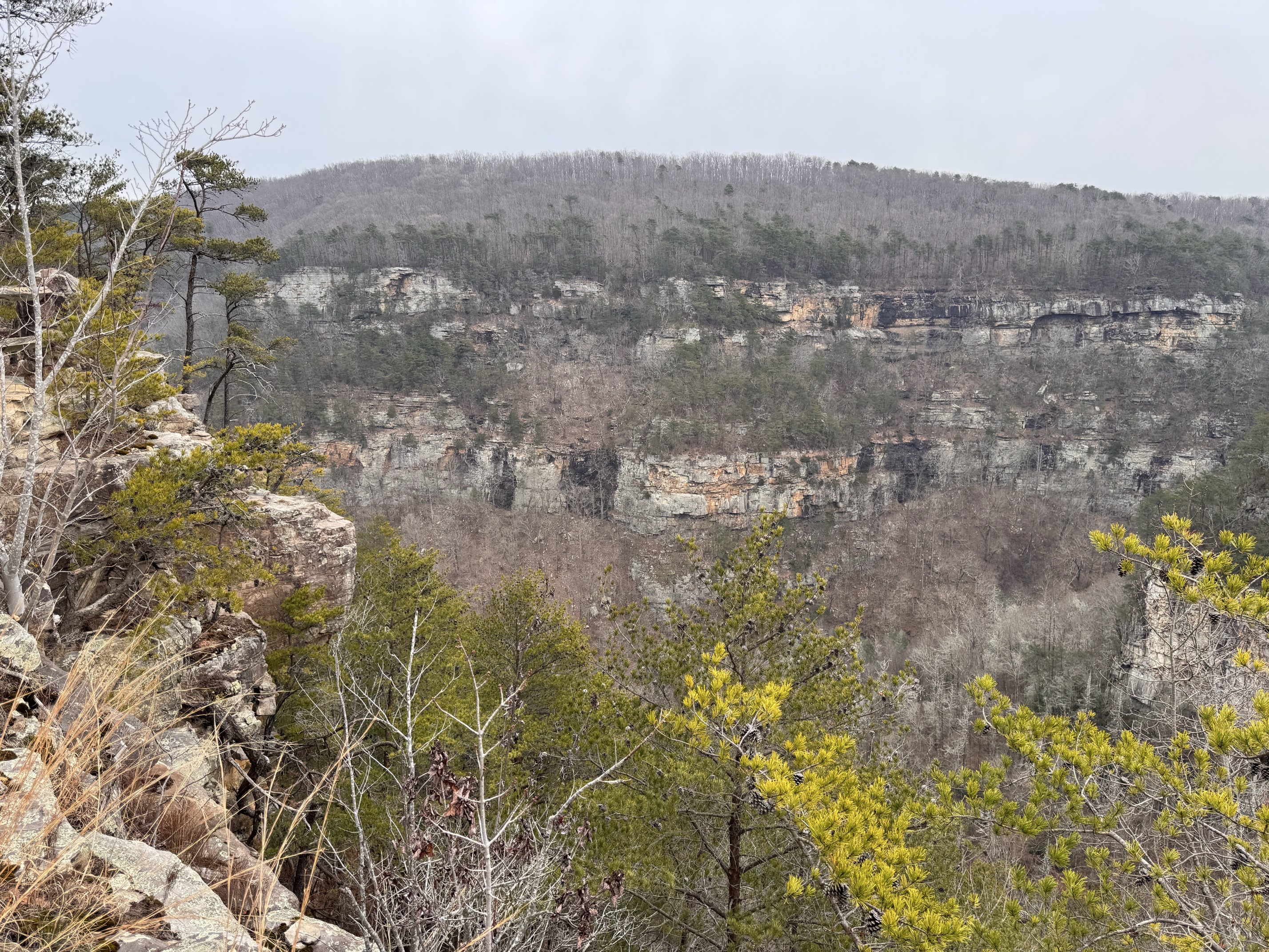 Hike the West Rim Trail to Cherokee Falls 