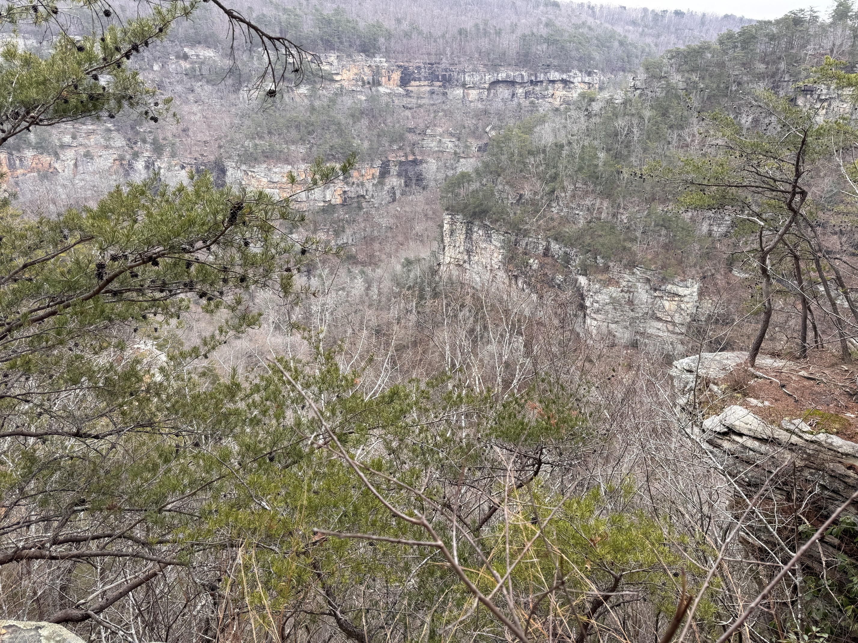 Hike the West Rim Trail to Cherokee Falls 