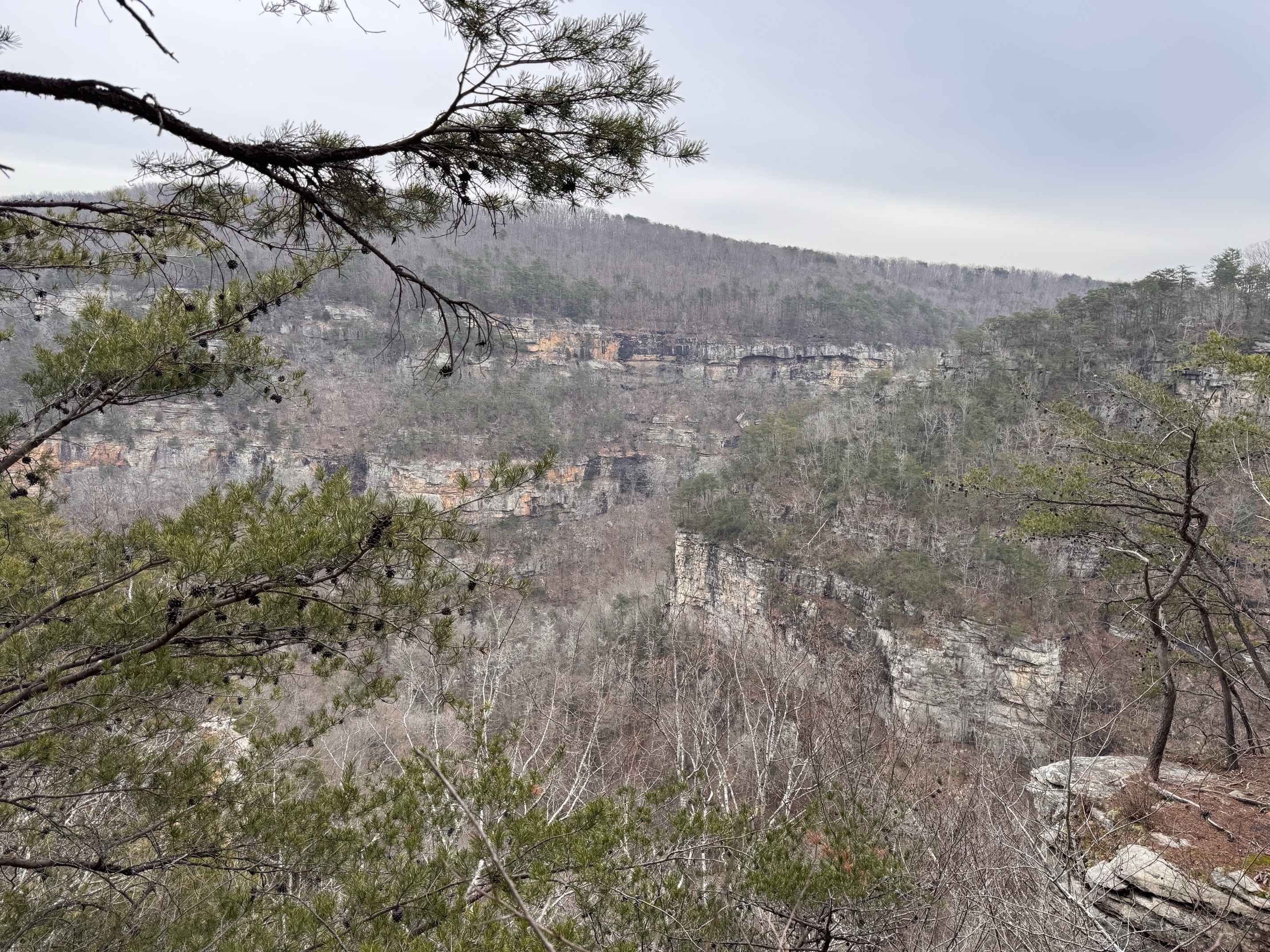 Hike the West Rim Trail to Cherokee Falls 