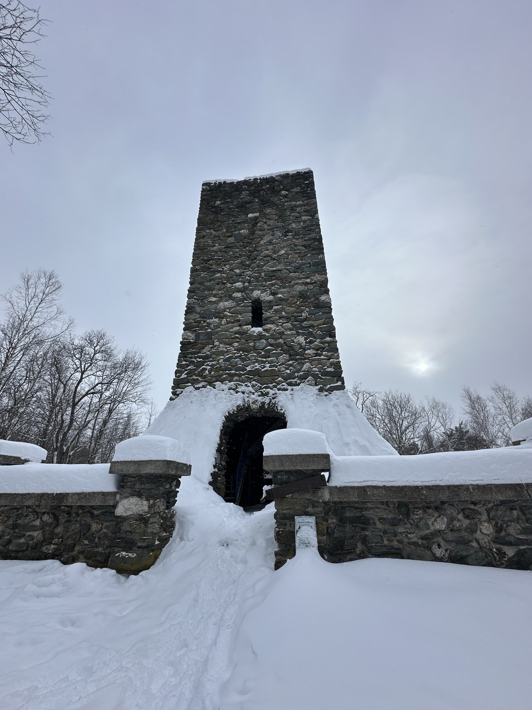 Stone Tower via State House Trail