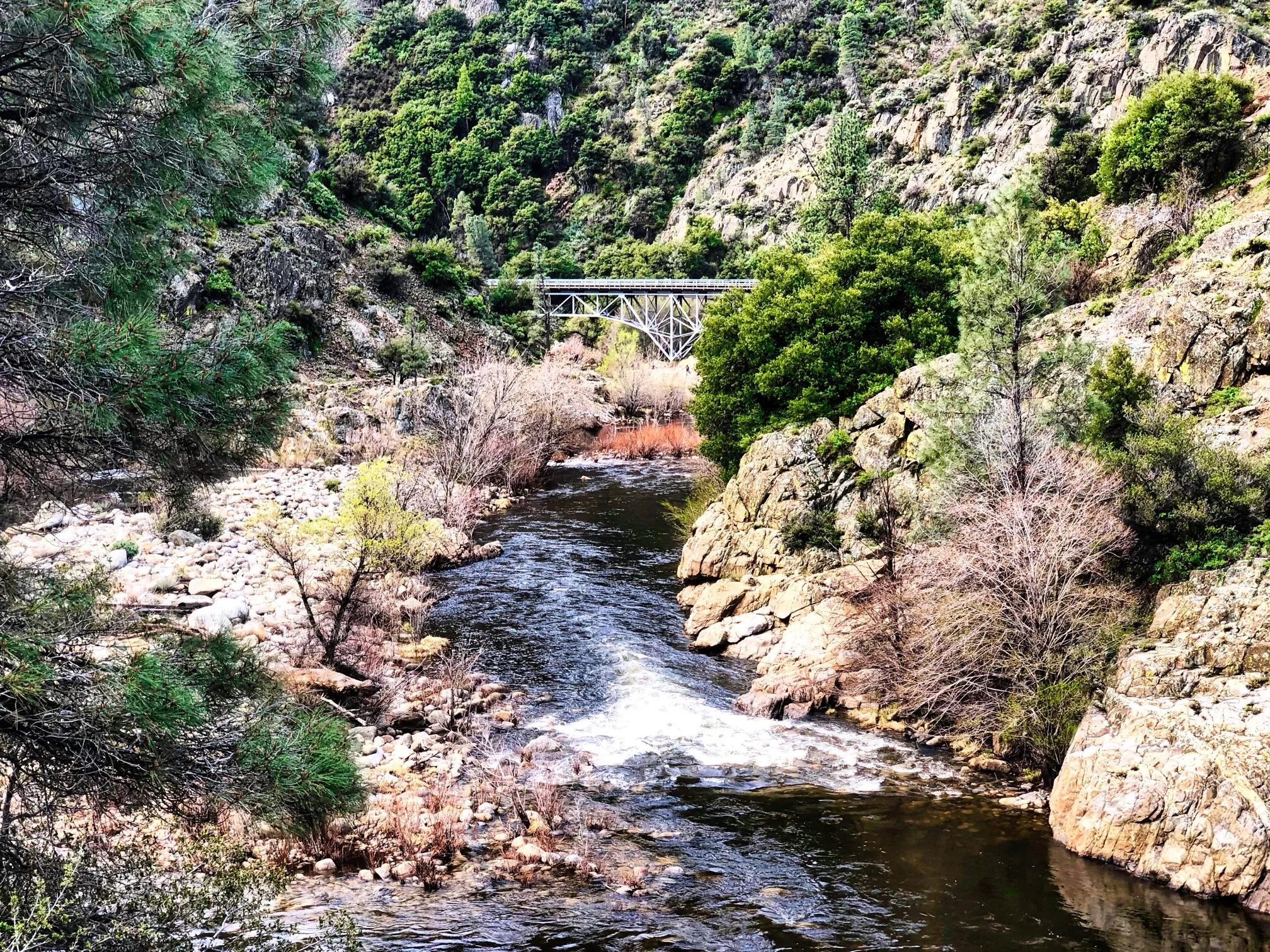 Fly Fish the Kern River above the Johnsondale Bridge