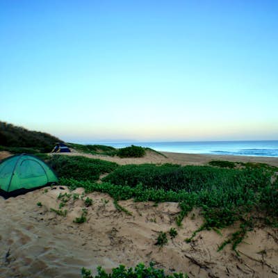 Camping on the Beach at Polihale