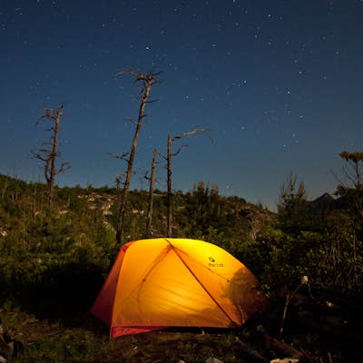 Camp in the Linville Gorge via the Pinch In Trail