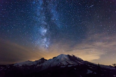 See the Milky Way over Mt. Rainier, Sourdough Ridge Trail, Mount Rainier NP