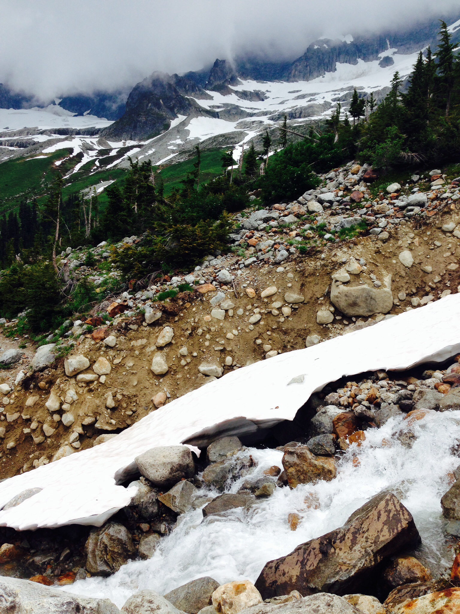 Camping in the North Cascades at Diablo Lake