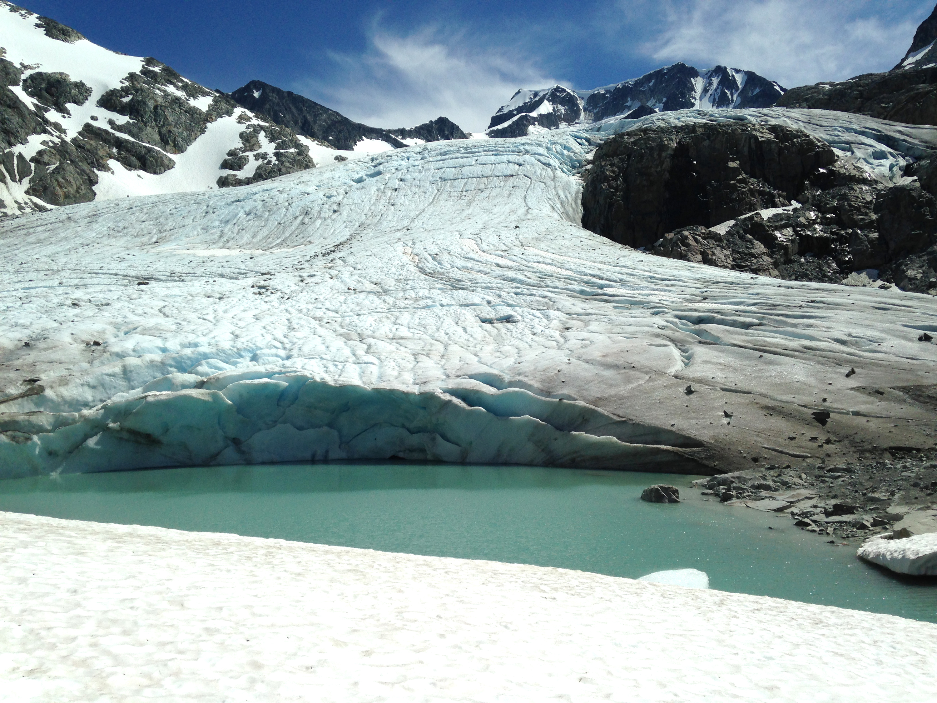 Hiking to Wedgemount Lake