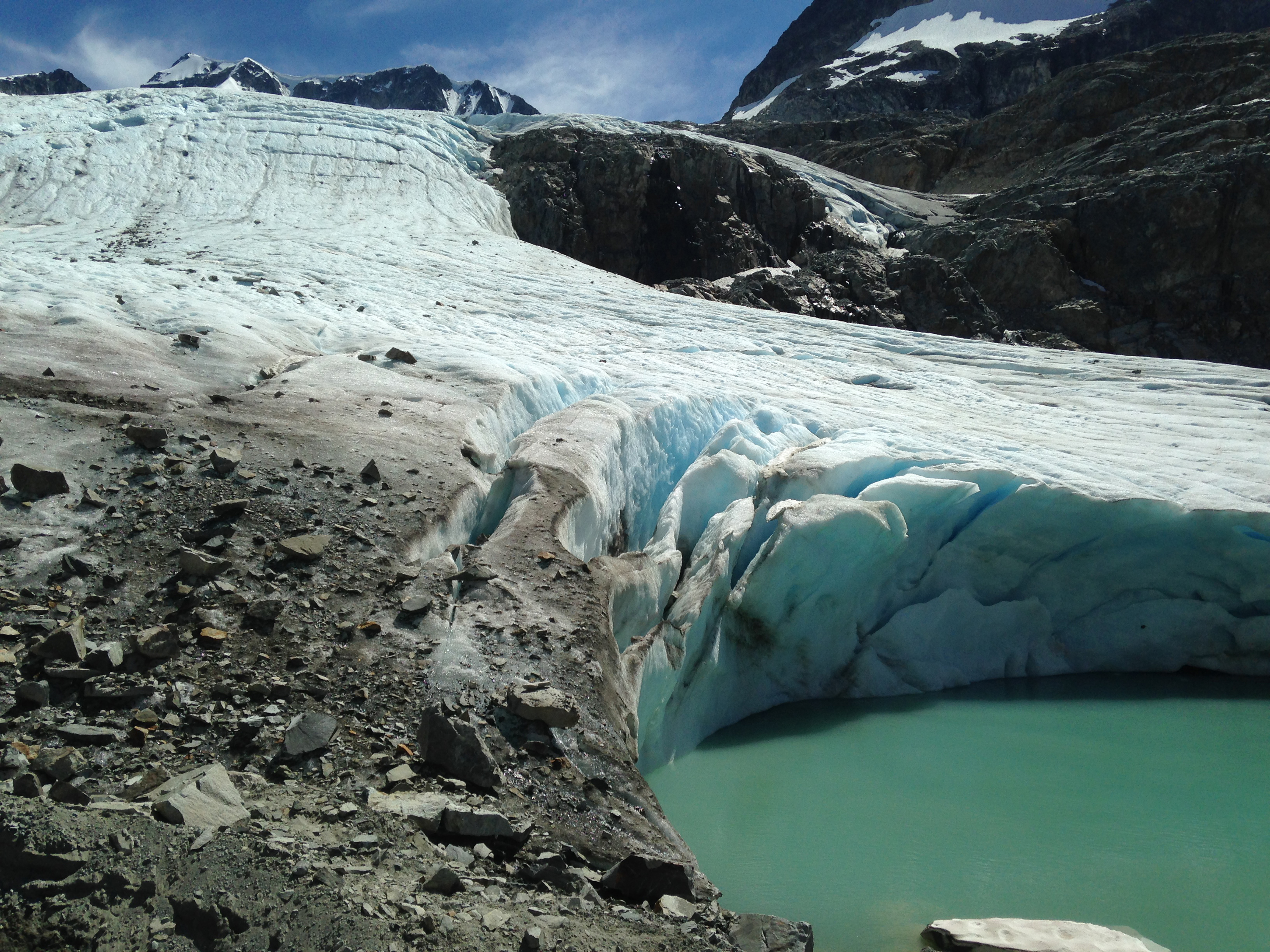 Hiking to Wedgemount Lake