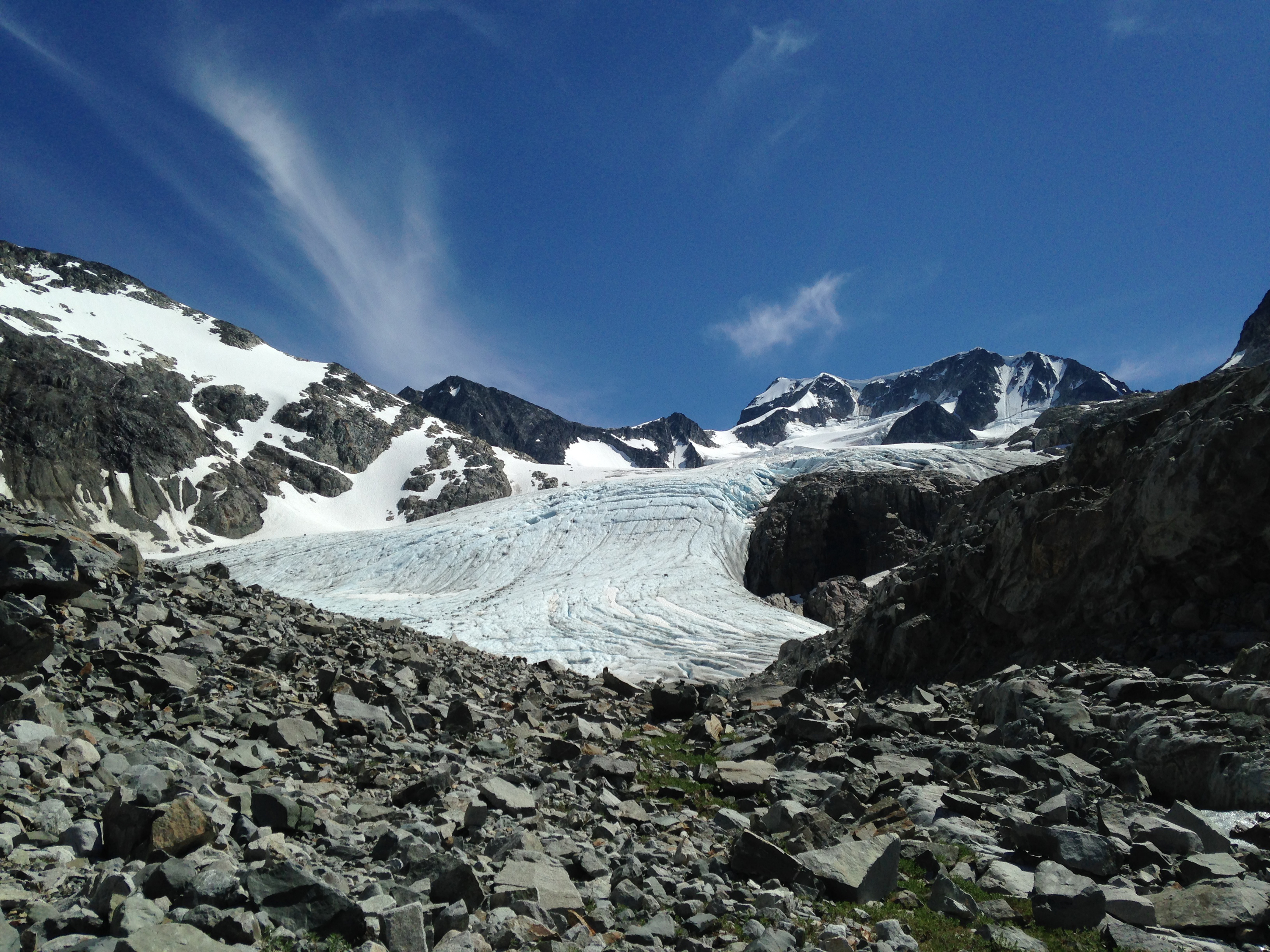Hiking to Wedgemount Lake