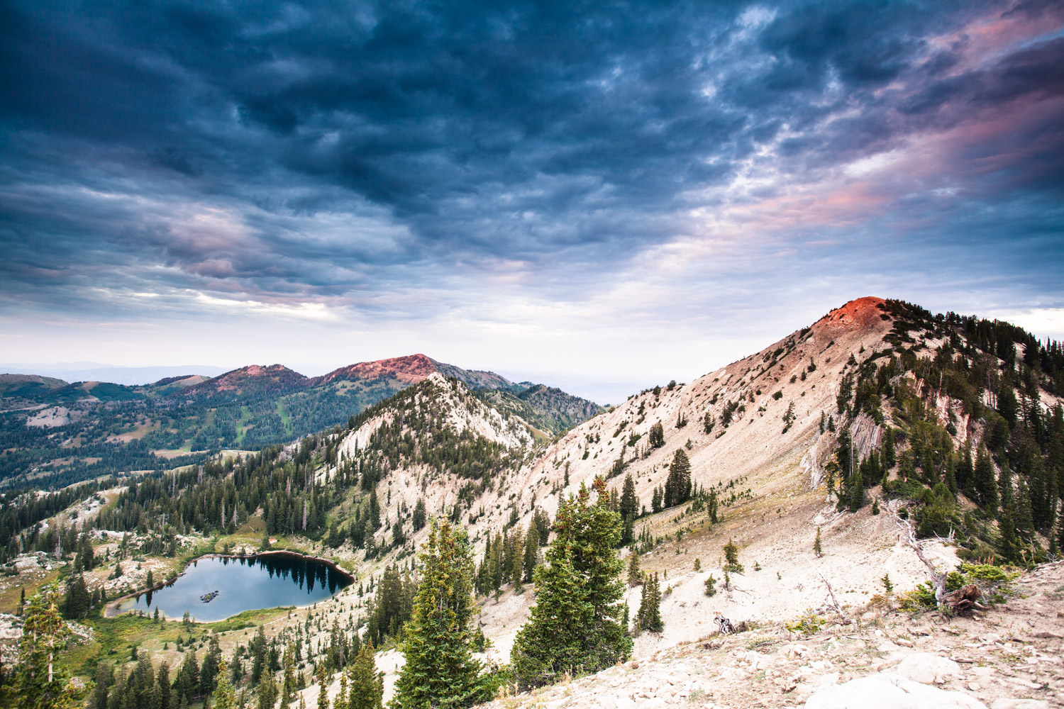Lake Catherine and Sunset Peak