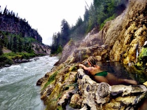 Relax at Keyhole Hot Springs