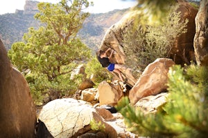 Bouldering in Joe's Valley, UT