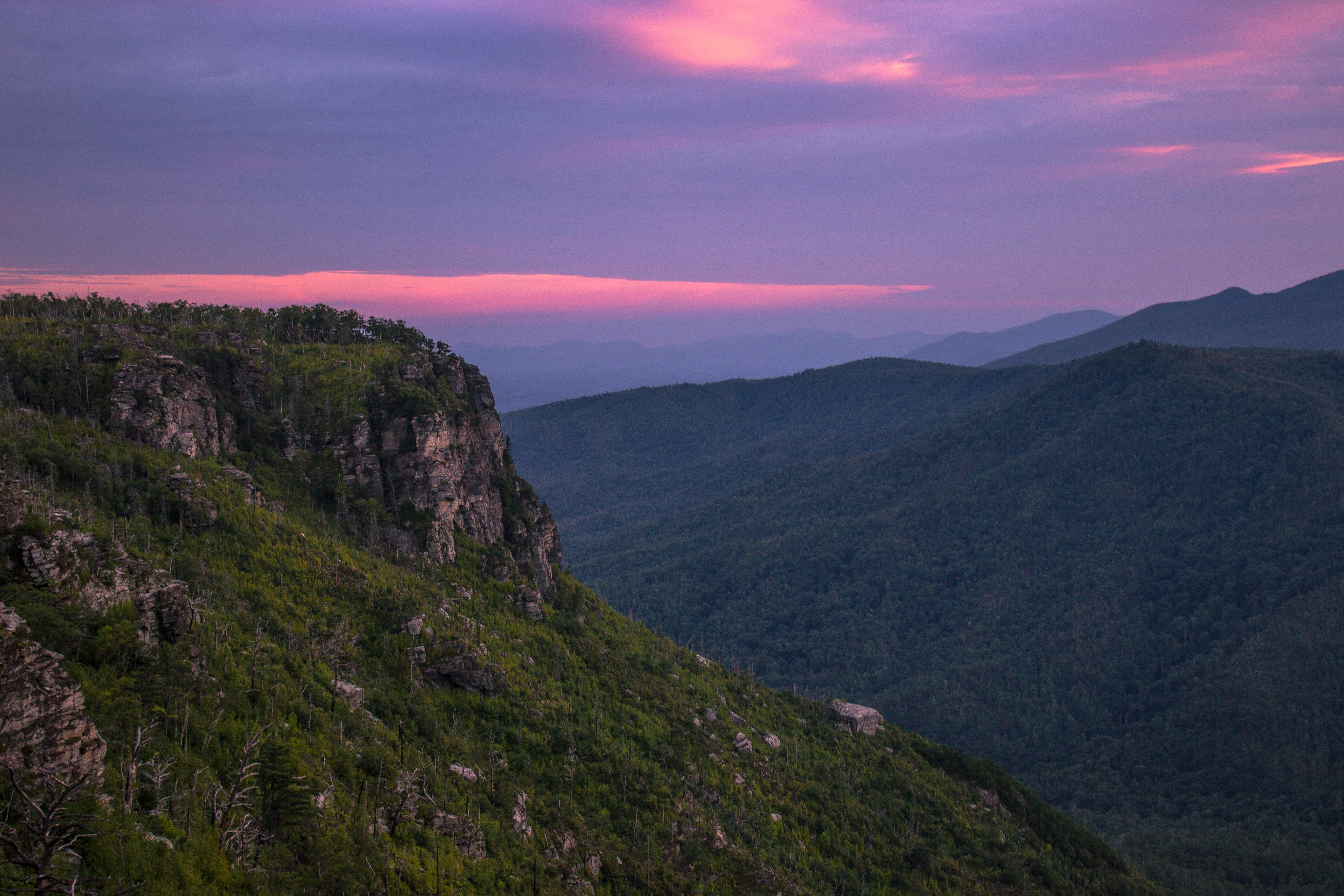 Hike to the Summit of Shortoff Mountain, North Carolina