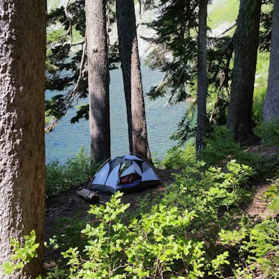 Hike-In and Camp at Alaska Lake