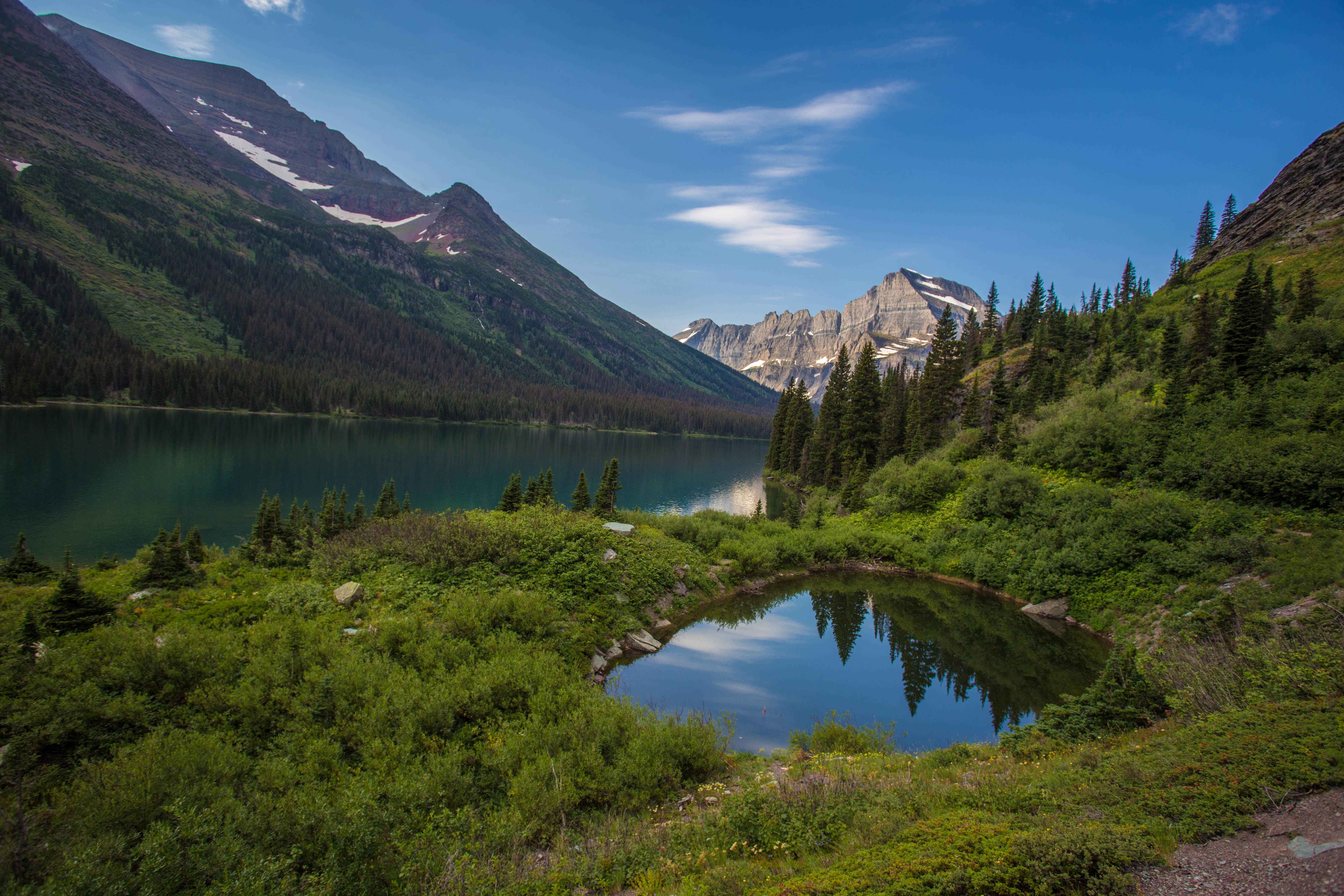 Grinnell Glacier in Glacier NP, Browning, Montana